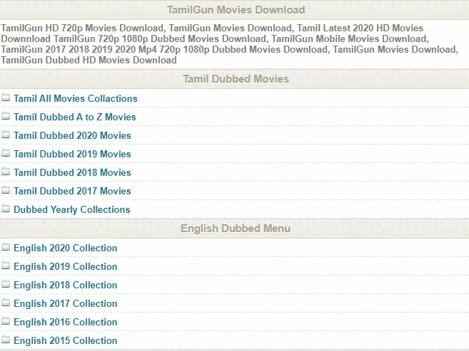 Tamilgun dubbed movies